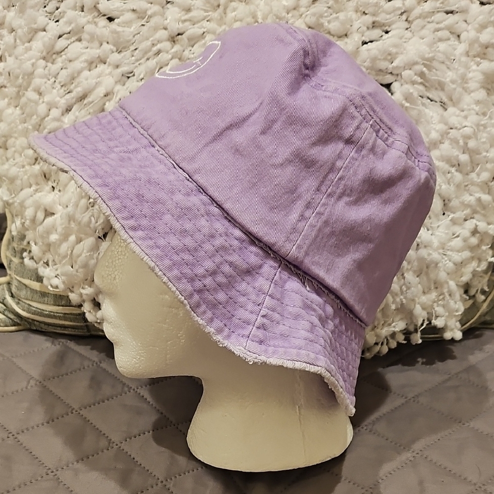 David and Young Purple 100% Cotton Bucket Hat - Picture 5 of 14